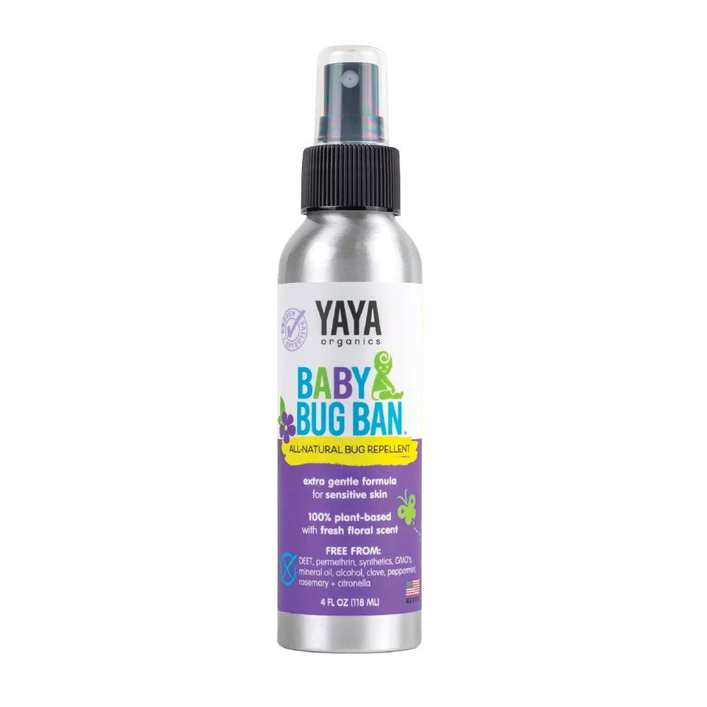 Yaya Oraganics Baby Bug Ban All Natural Proven Effective Repellent, 4 Oz